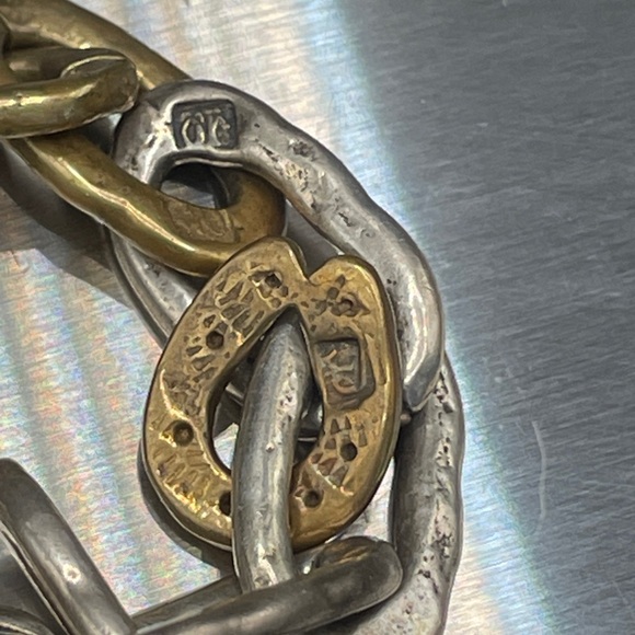 Mixed Metal Chain Bracelet - Picture 7 of 16